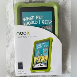 Nook Tablet Bumper for Kids -Green